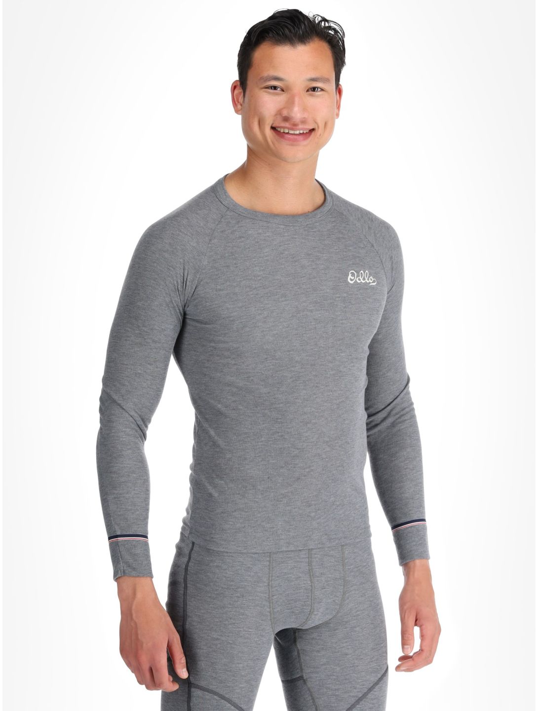 Odlo, Active Warm Originals chemise thermo hommes Odlo Steel Grey Melange gris 