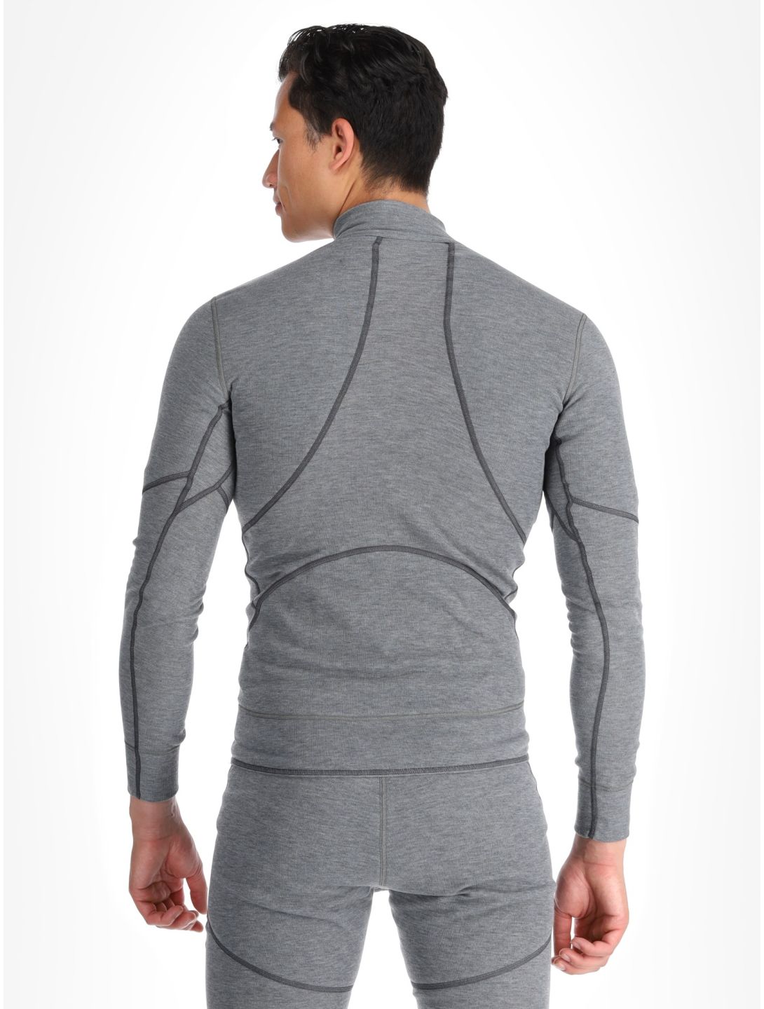 Odlo, Active X-Warm pull de ski hommes Odlo Steel Grey Melange gris 