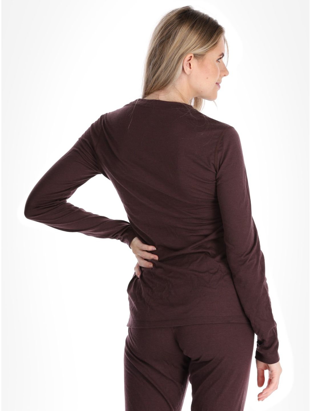 Odlo, Merino 160 chemise thermo femmes Fudge violet 