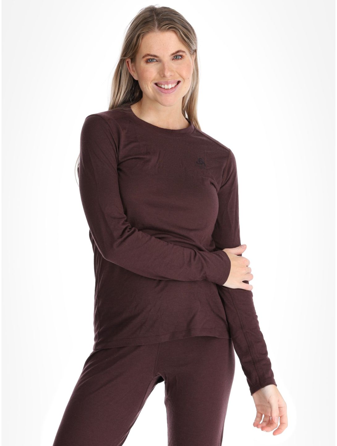 Odlo, Merino 160 chemise thermo femmes Fudge violet 