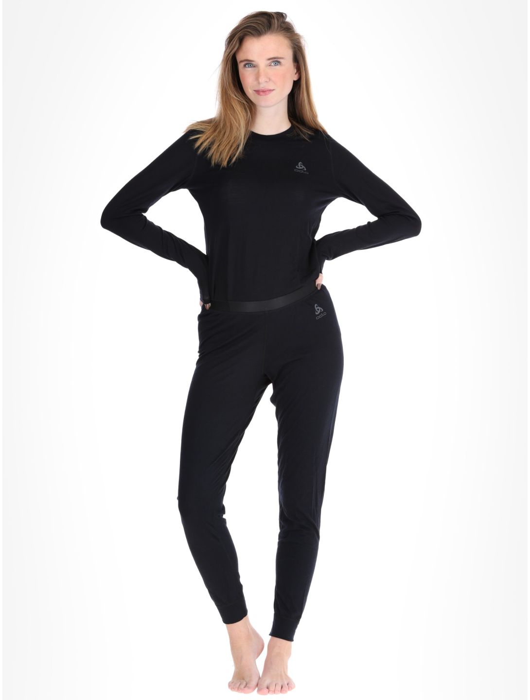 Odlo, Merino 160 pantalon thermique femmes Black noir 