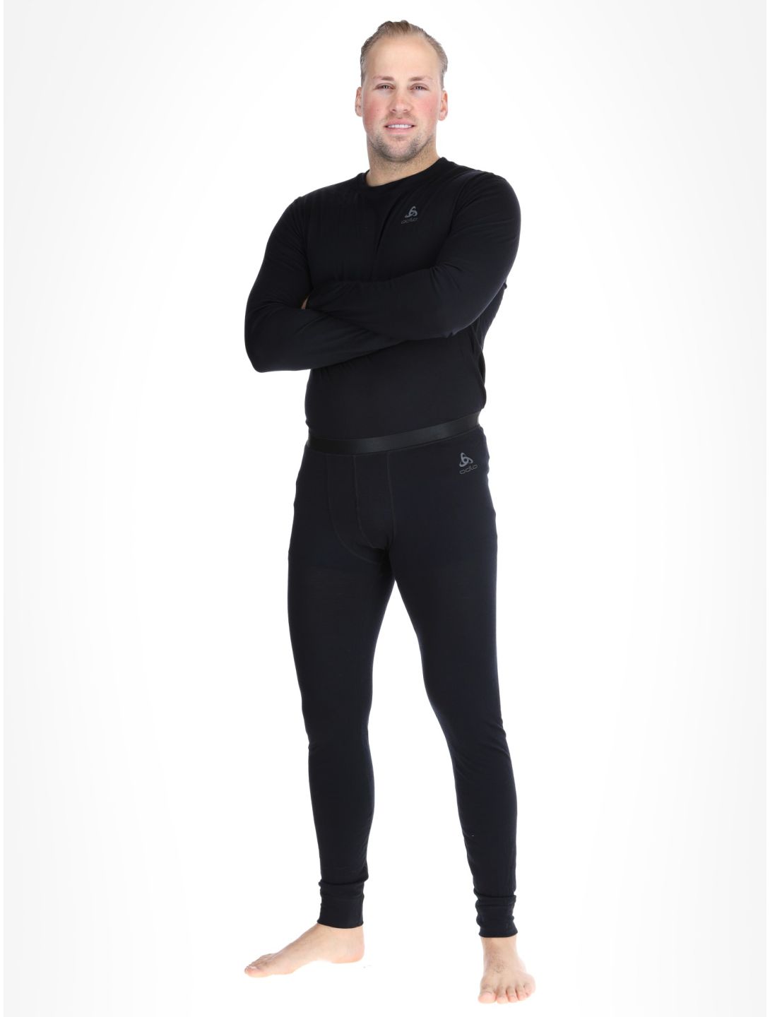 Odlo, Merino 160 pantalon thermique hommes Black noir 