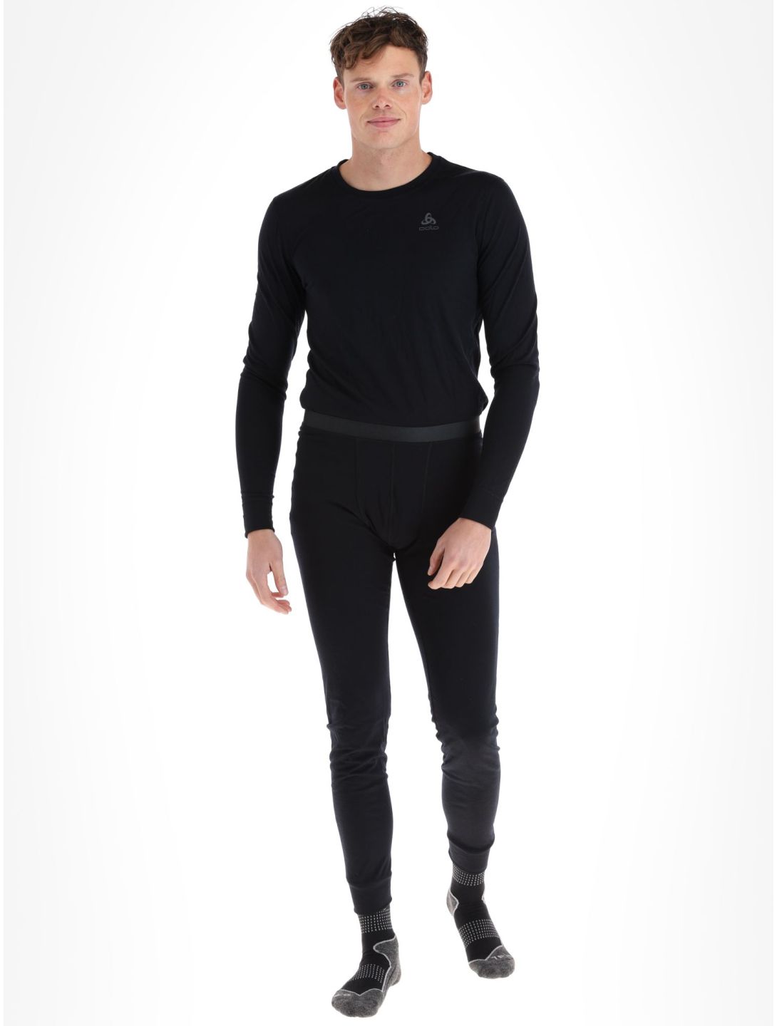 Odlo, Merino 200 pantalon thermique hommes Black noir 