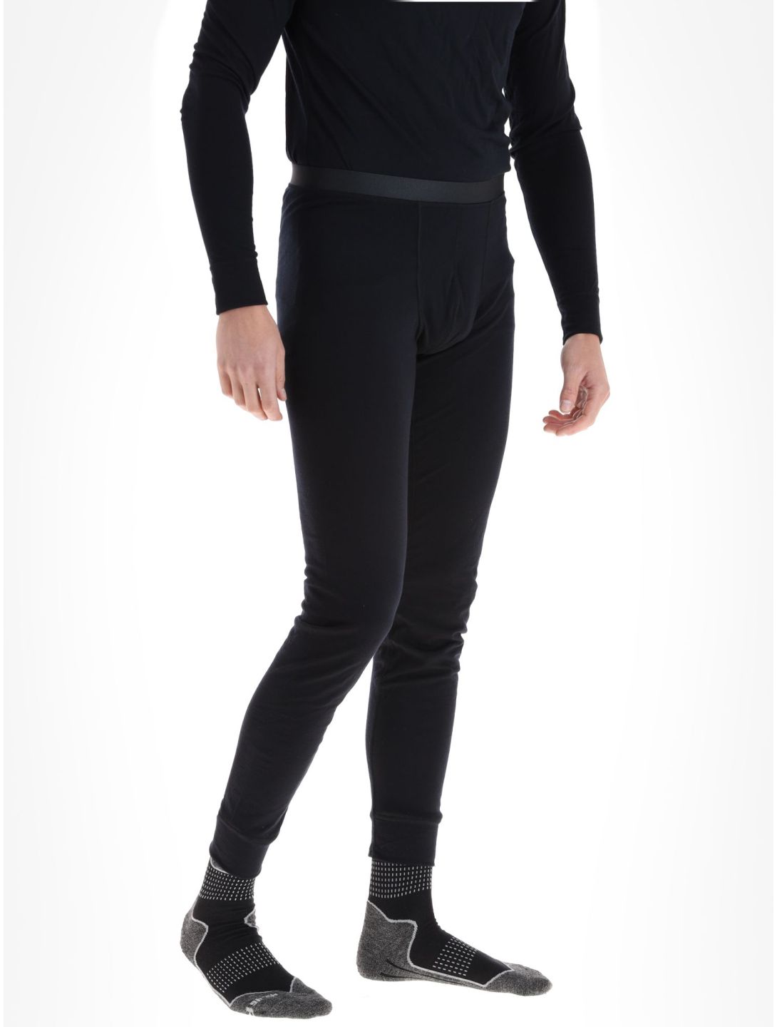 Odlo, Merino 200 pantalon thermique hommes Black noir 