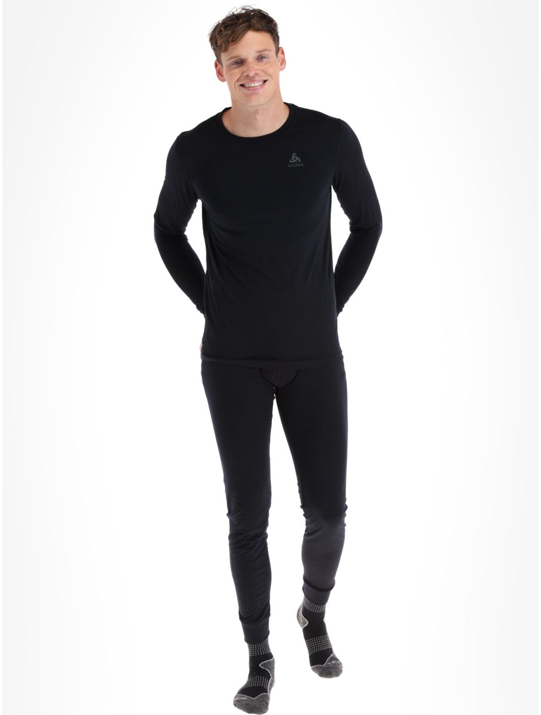 Odlo, Merino 200 chemise thermo hommes Black noir 