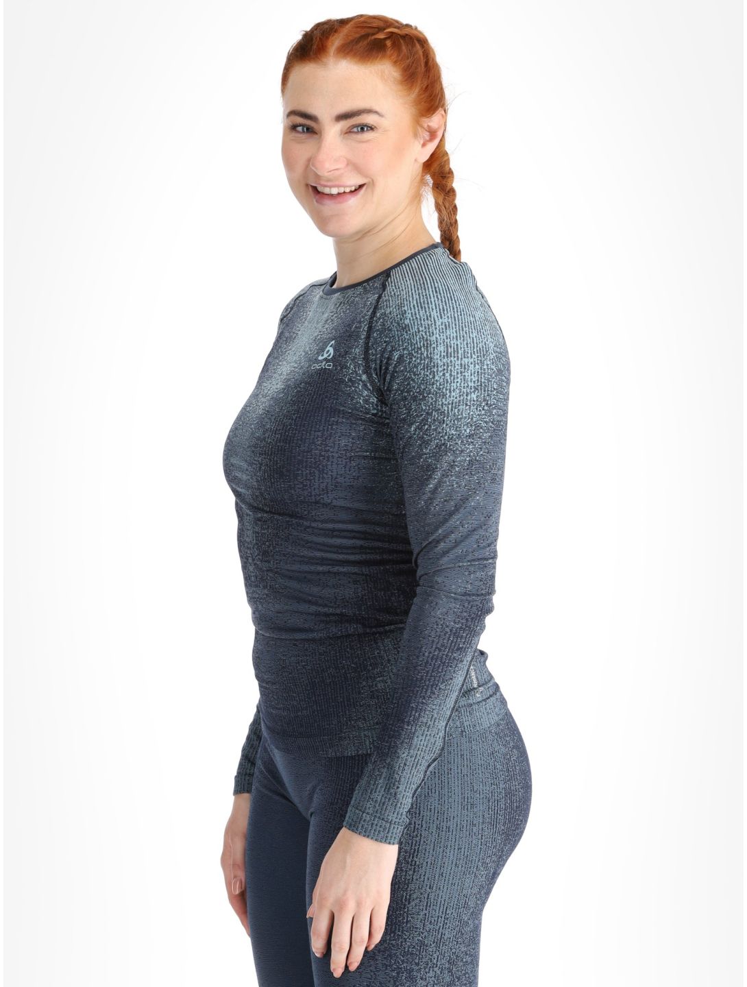 Odlo, Perfomance Eco chemise thermo femmes Provincial Blue bleu 