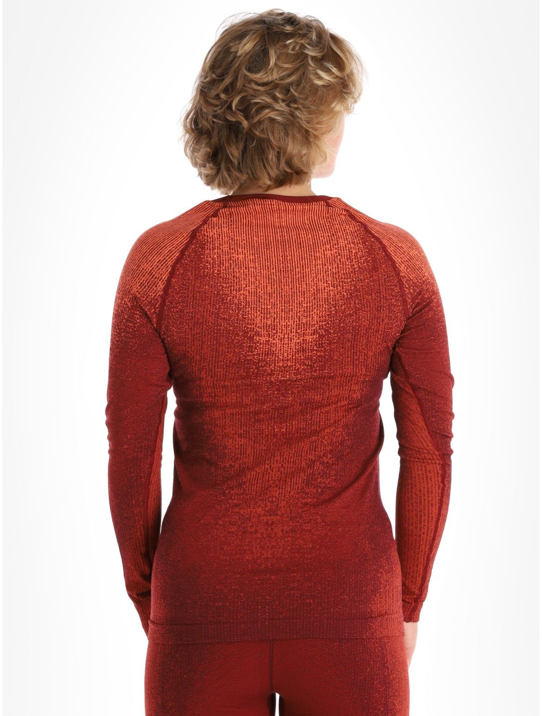 Odlo, Perfomance Eco chemise thermo femmes Spiced Apple bordeaux 