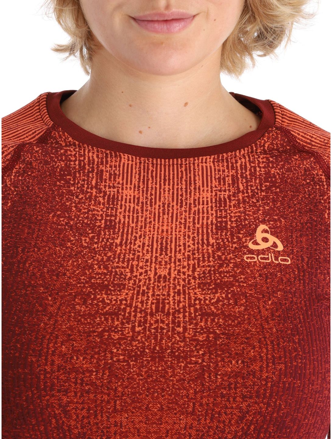 Odlo, Perfomance Eco chemise thermo femmes Spiced Apple bordeaux 