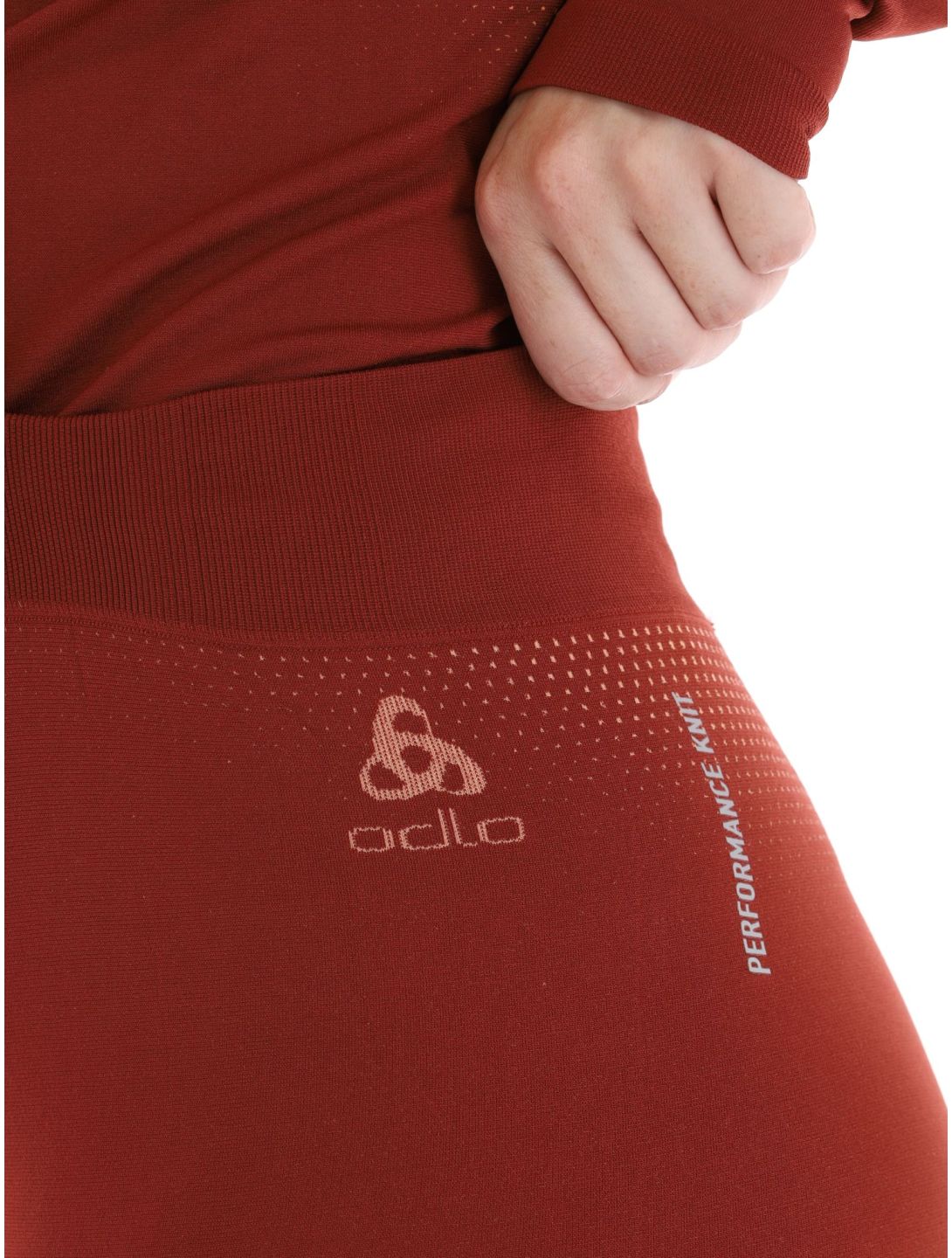 Odlo, Perfomance Light Eco pantalon thermique femmes Spiced Apple bordeaux 