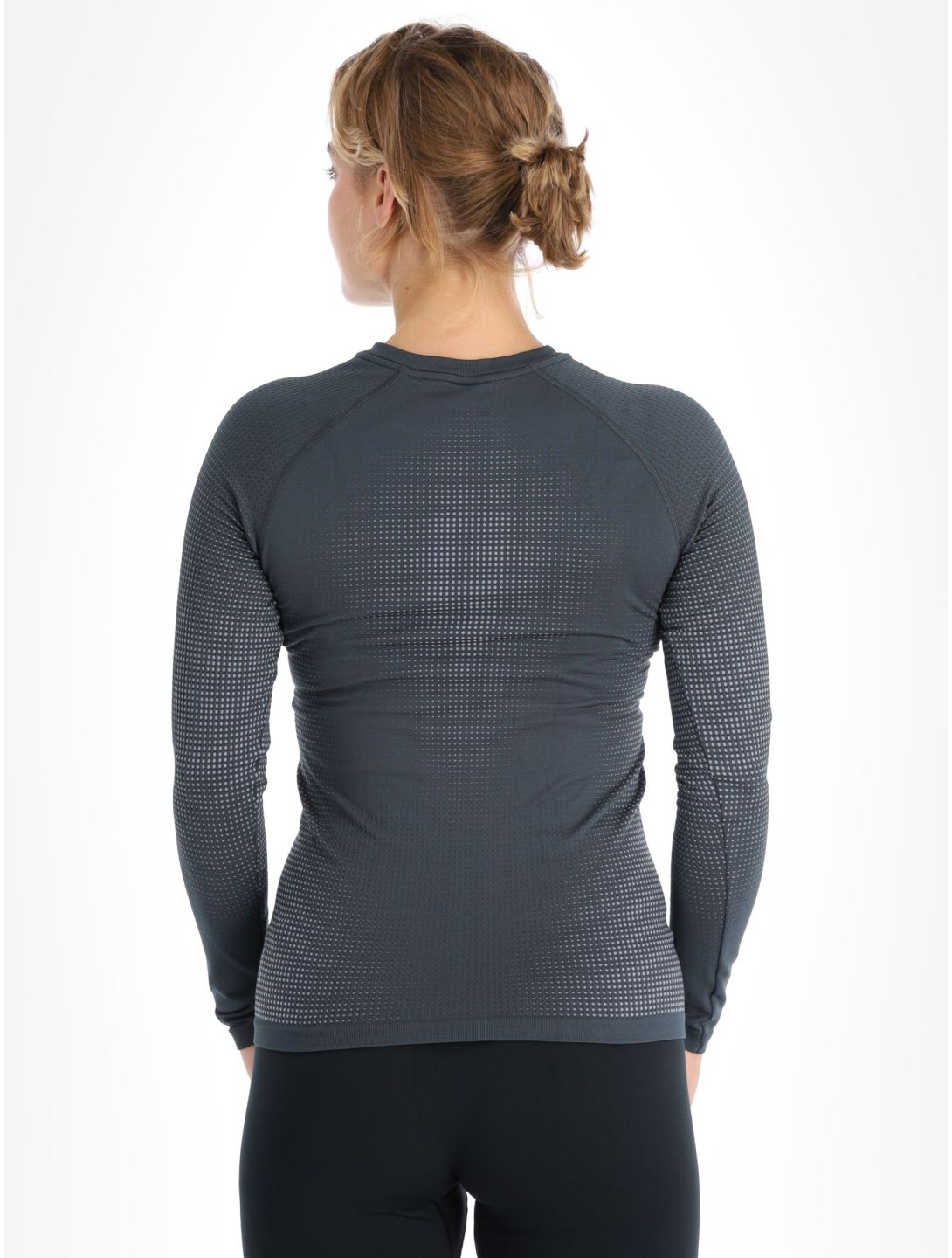 Odlo, Perfomance Warm Eco chemise thermo femmes India Ink gris 