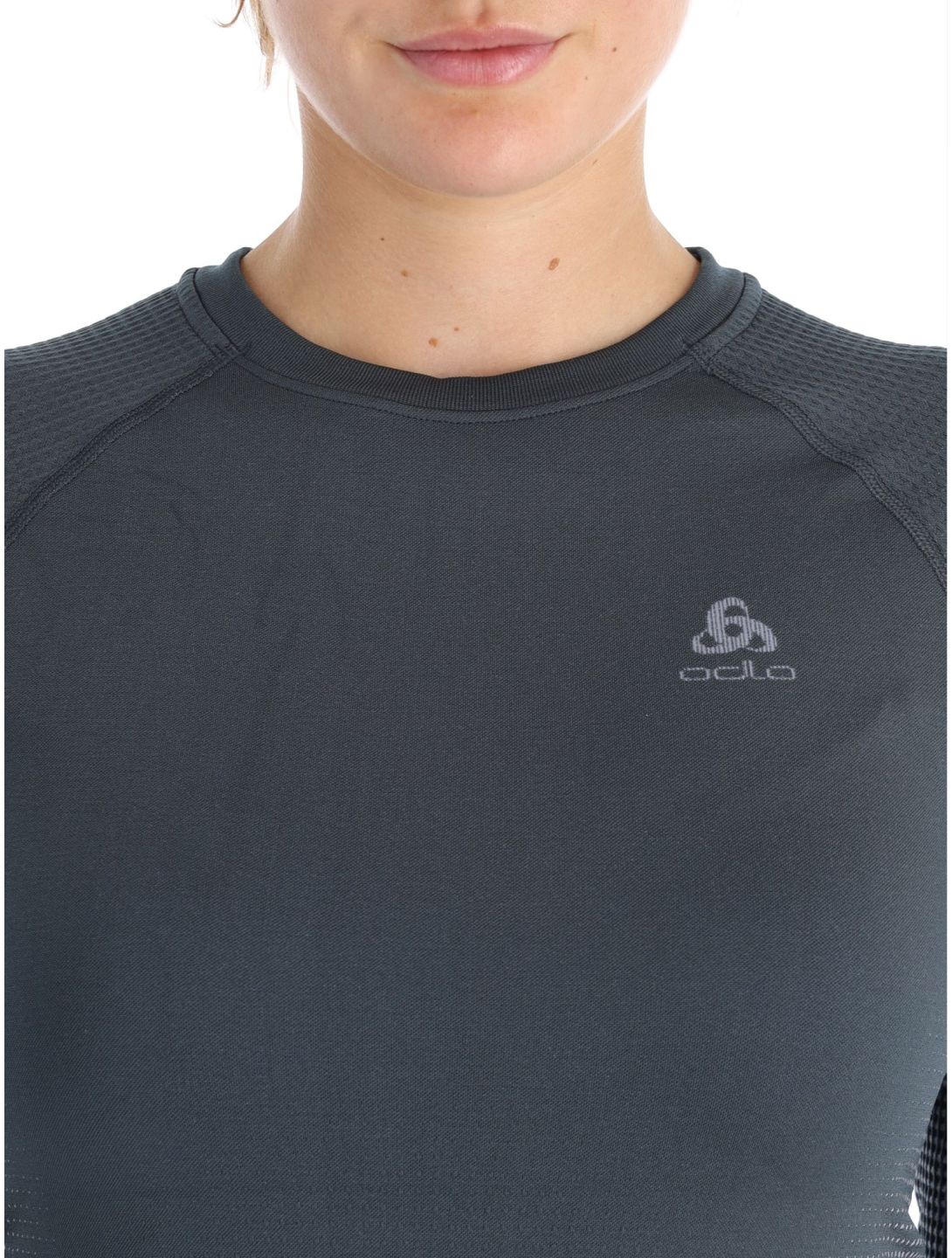 Odlo, Perfomance Warm Eco chemise thermo femmes India Ink gris 