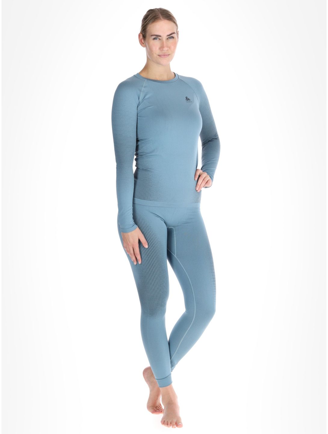 Odlo, Perfomance Warm Eco chemise thermo femmes Provincial Blue bleu 