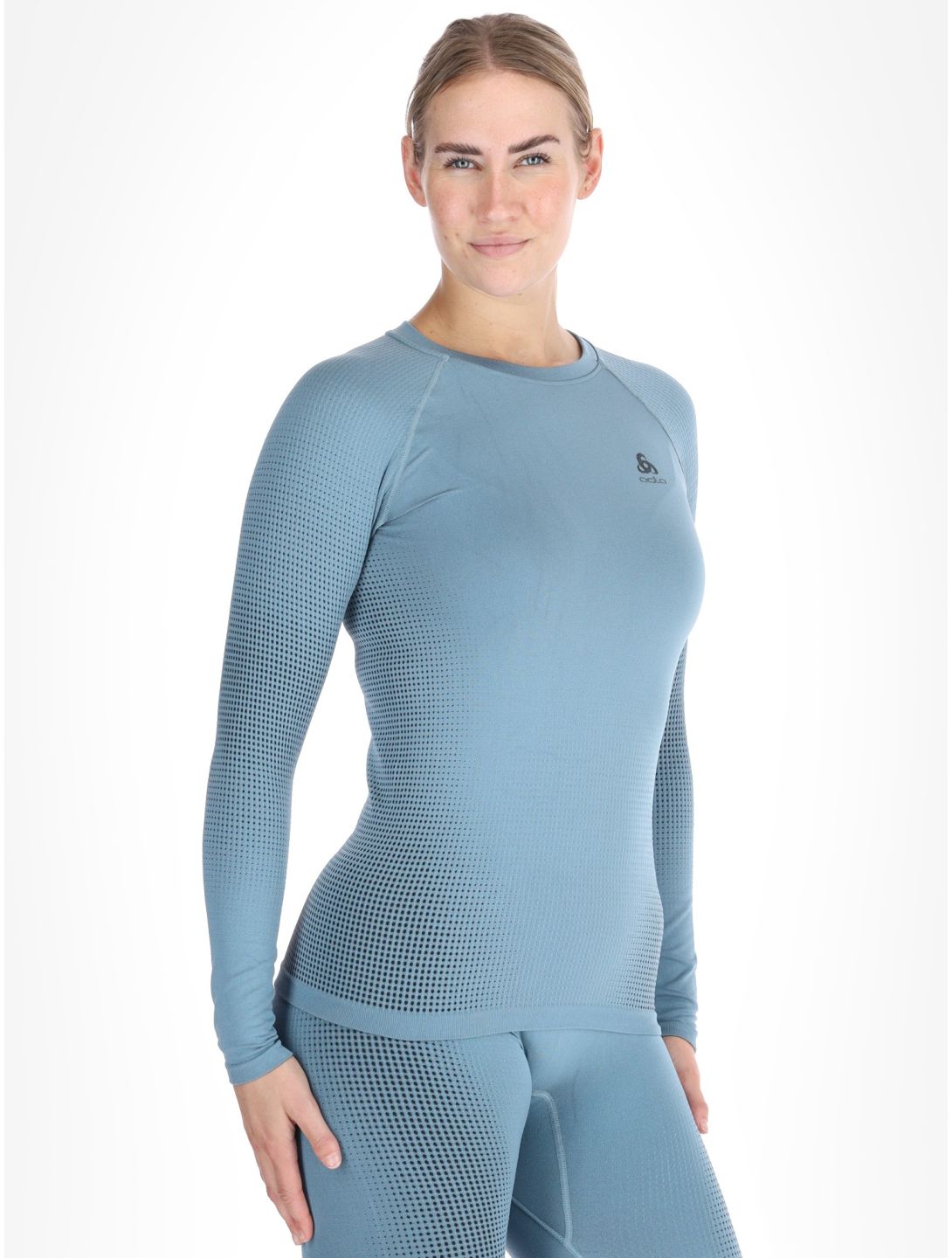 Odlo, Perfomance Warm Eco chemise thermo femmes Provincial Blue bleu 