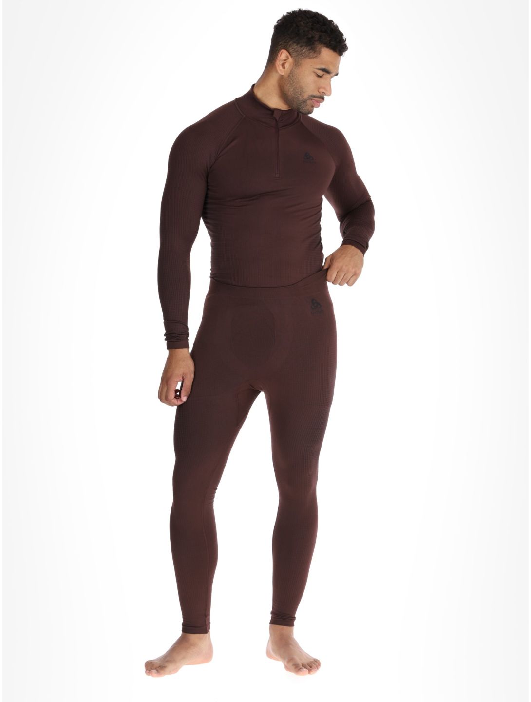 Odlo, Perfomance Warm Eco pantalon thermique hommes Fudge violet 