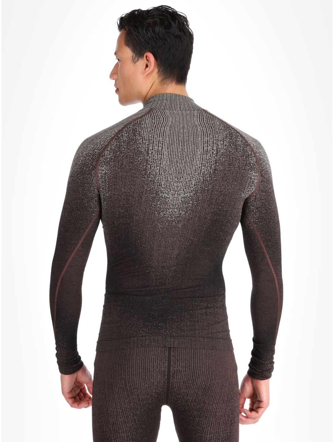 Odlo, Perfomance Zip Blackcomb Eco pull de ski hommes Fudge violet 