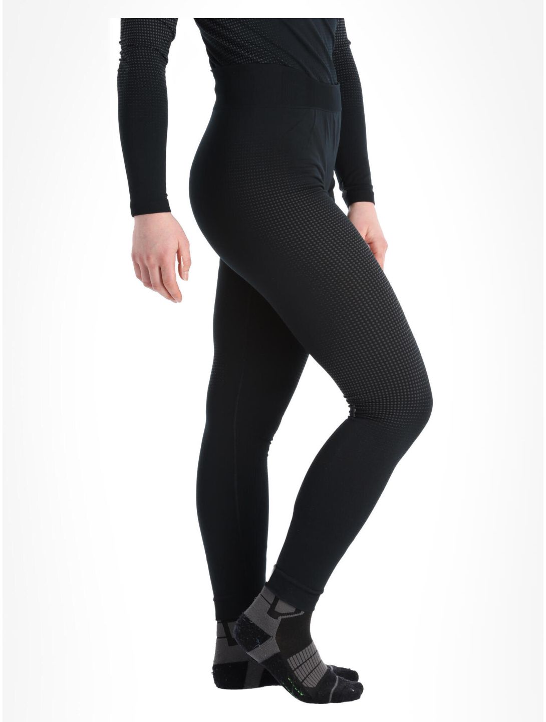 Odlo, Perfomance Warm Eco pantalon thermique femmes Black - Odlo Graphite Grey gris, noir 