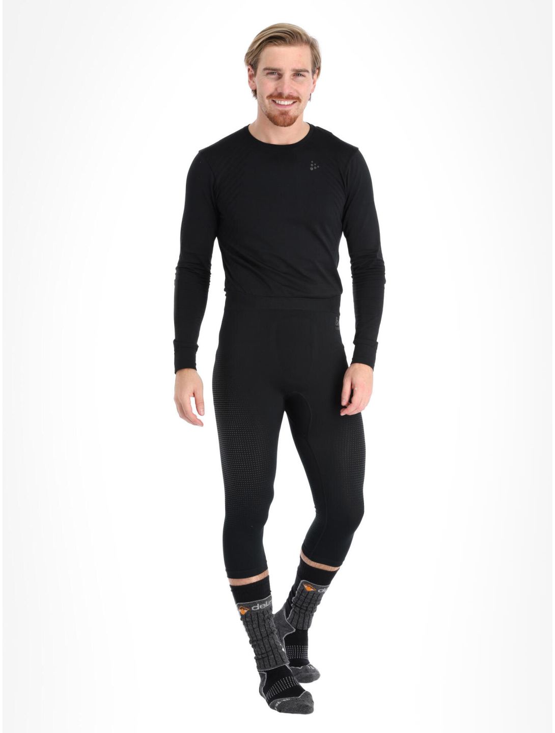 Odlo, Perfomance Warm Eco pantalon thermique hommes Black - Odlo Graphite Grey gris, noir 