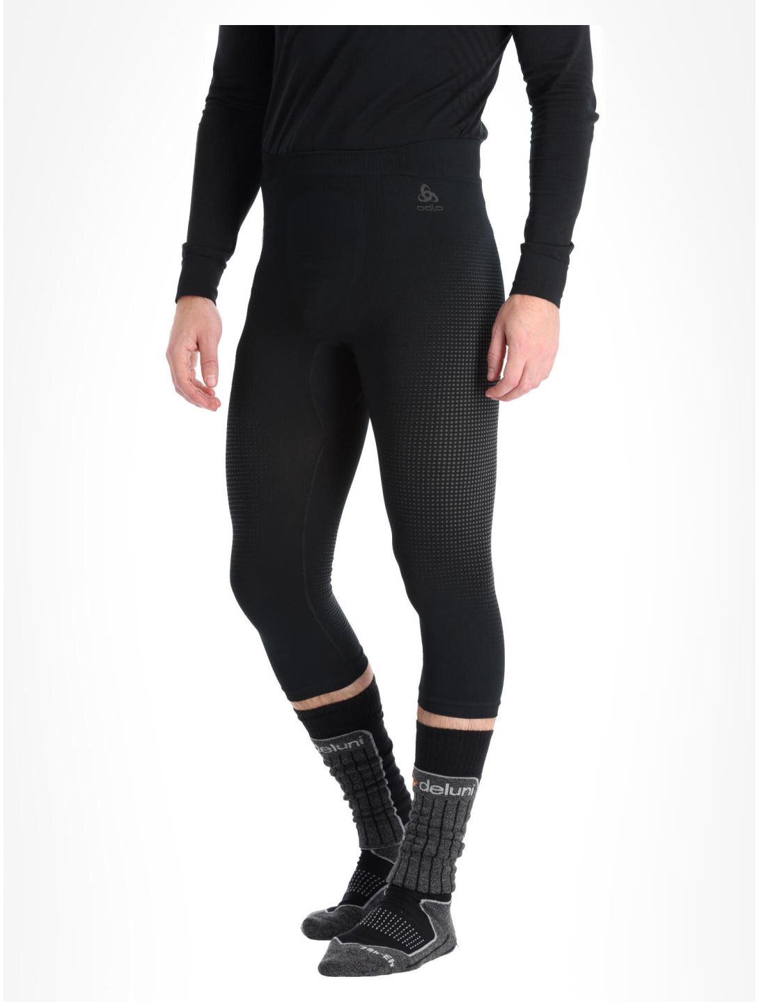 Odlo, Perfomance Warm Eco pantalon thermique hommes Black - Odlo Graphite Grey gris, noir 