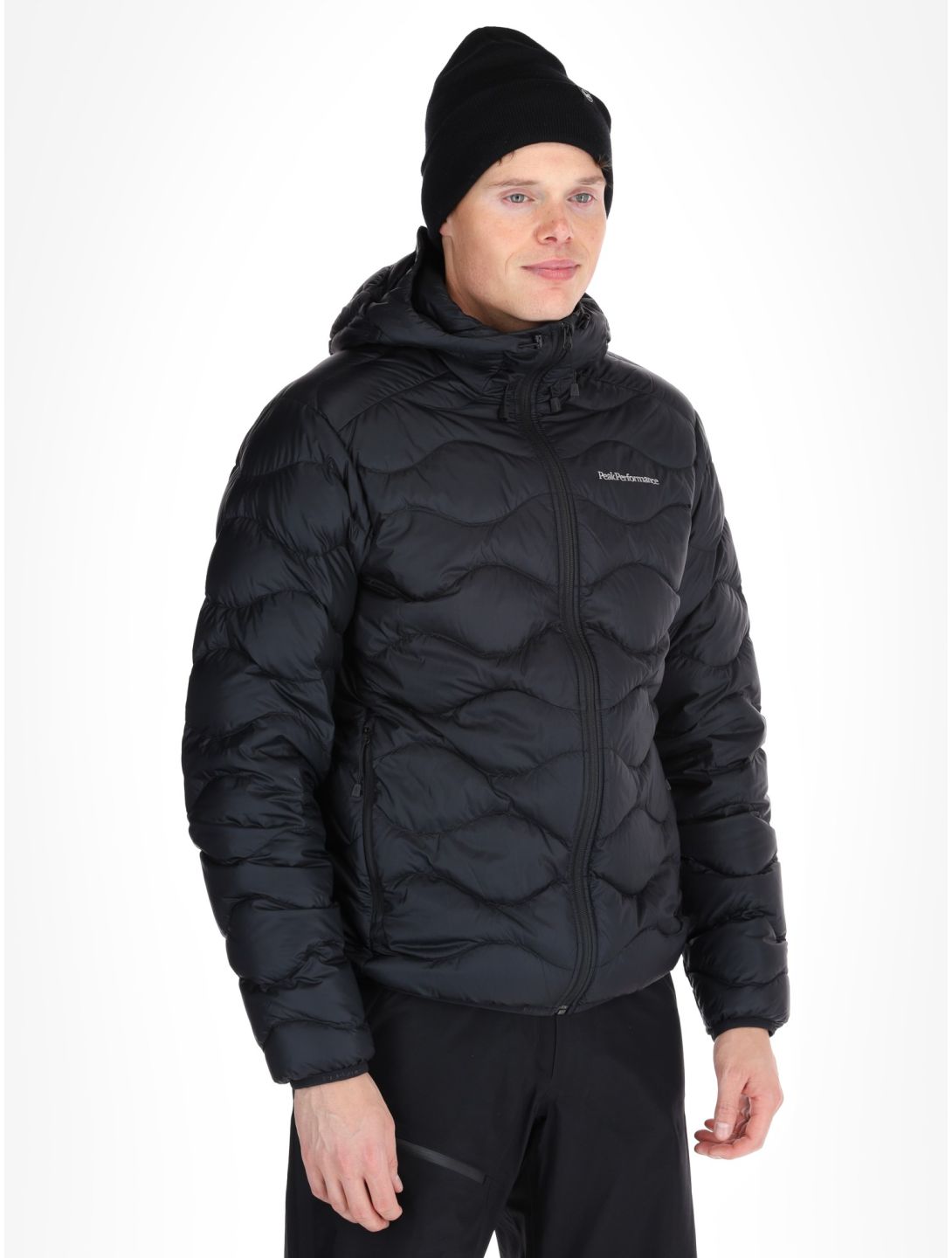 Peak Performance, M Helium Down Hood doudoune hommes Black noir 