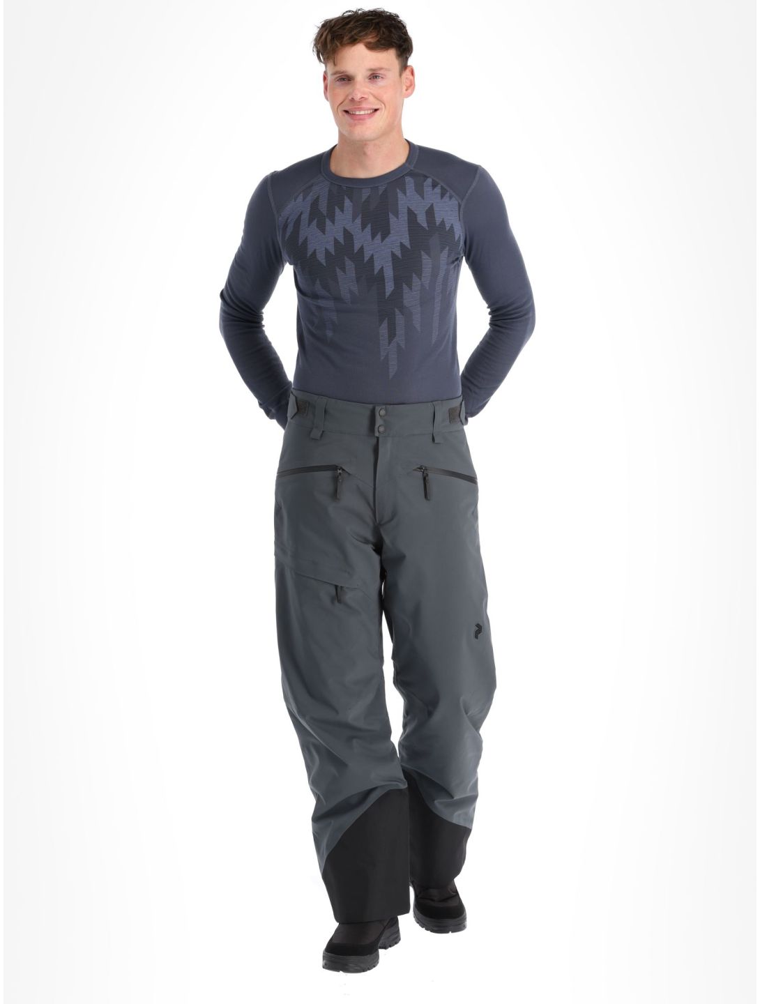 Peak Performance, M Insulated 2L Ski pantalon de ski hommes Motion Grey gris 