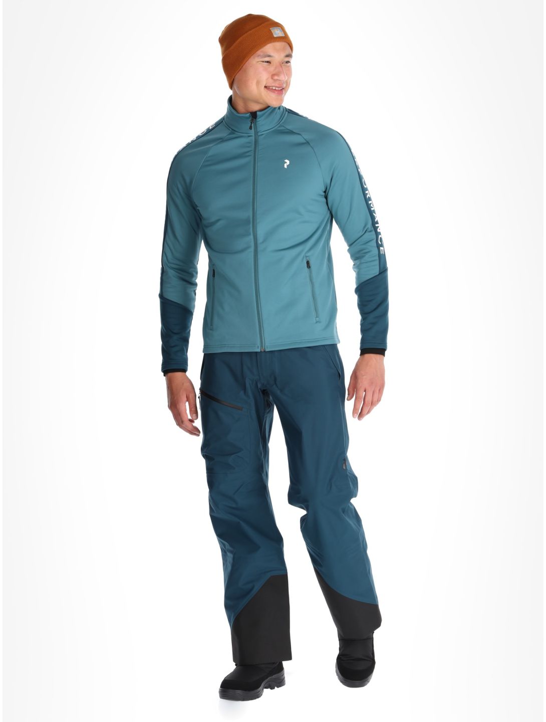 Peak Performance, M Rider Zip gilet hommes Hydro Fresh / Infinity Teel bleu 