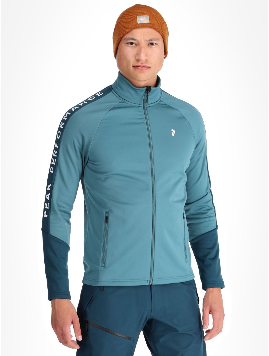 Peak Performance, M Rider Zip gilet hommes Hydro Fresh / Infinity Teel bleu 