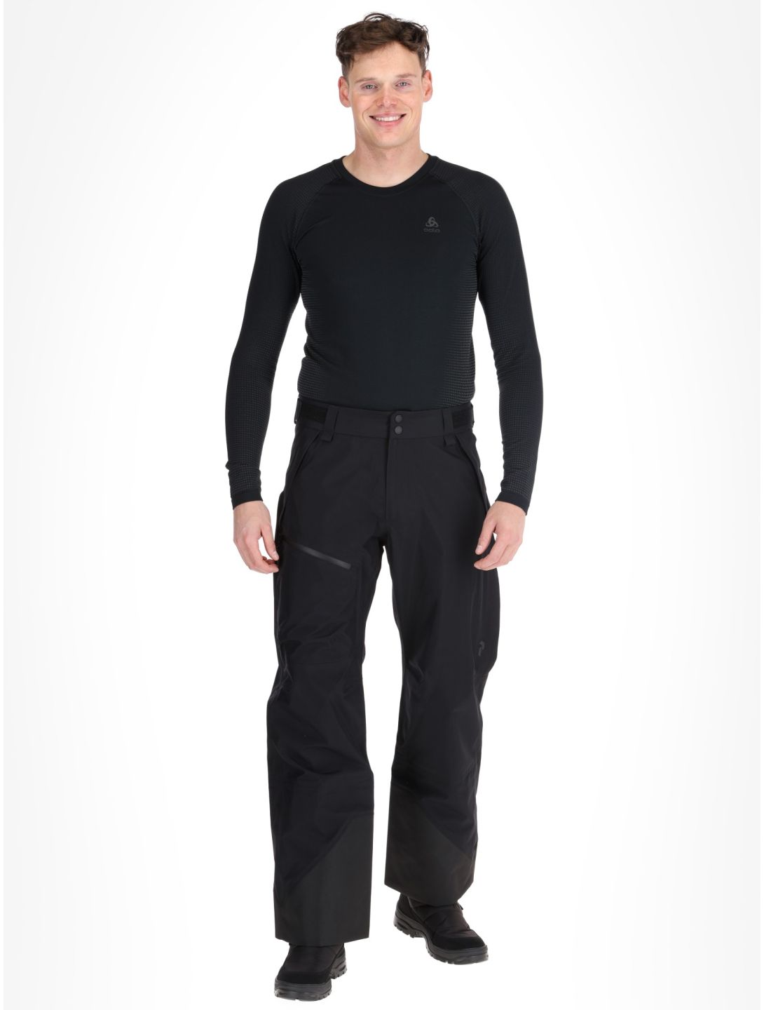 Peak Performance, M Vertical Gore-Tex 3L pantalon de ski à coque dure hommes Black / OffBlack noir 