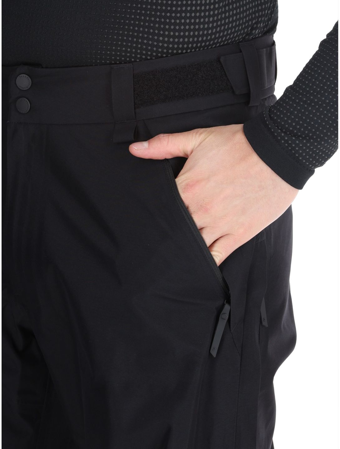 Peak Performance, M Vertical Gore-Tex 3L pantalon de ski à coque dure hommes Black / OffBlack noir 