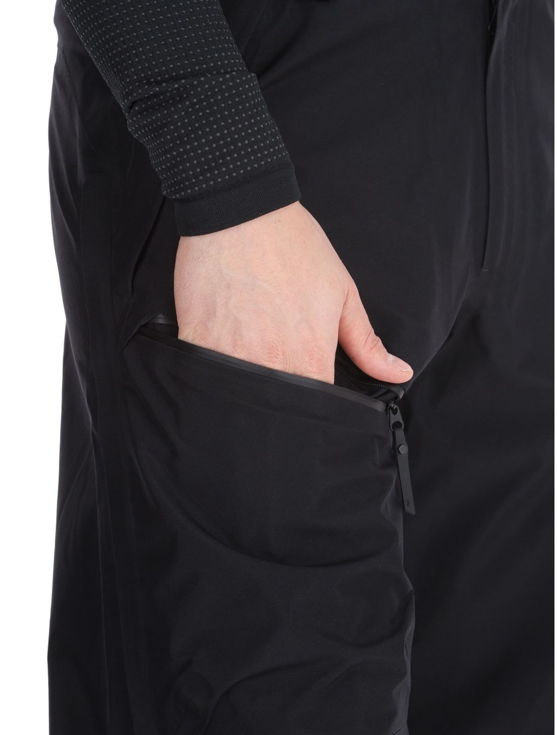 Peak Performance, M Vertical Gore-Tex 3L pantalon de ski à coque dure hommes Black / OffBlack noir 