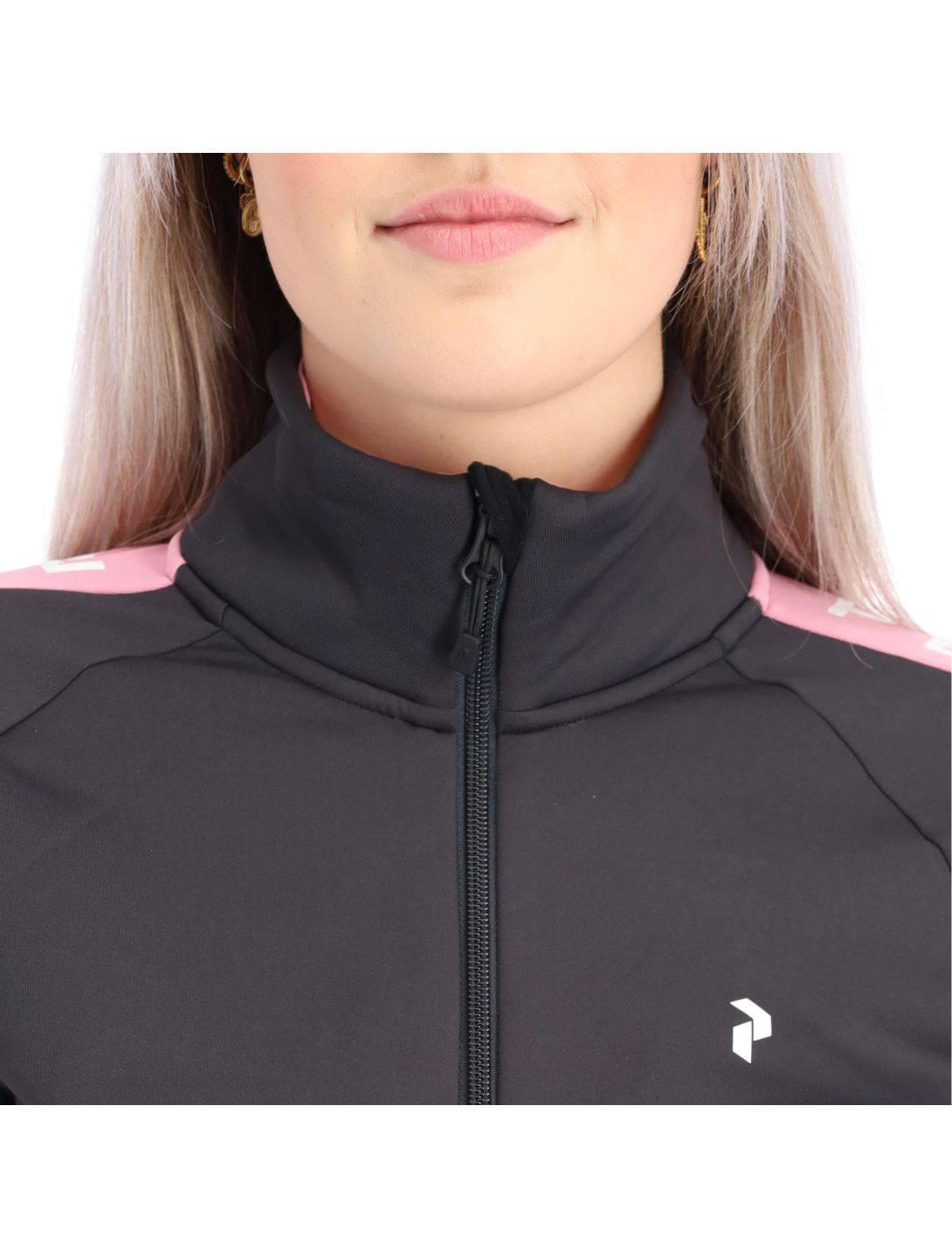 Peak Performance, Rider Zip couche intermédiaire femmes iron cast noir 