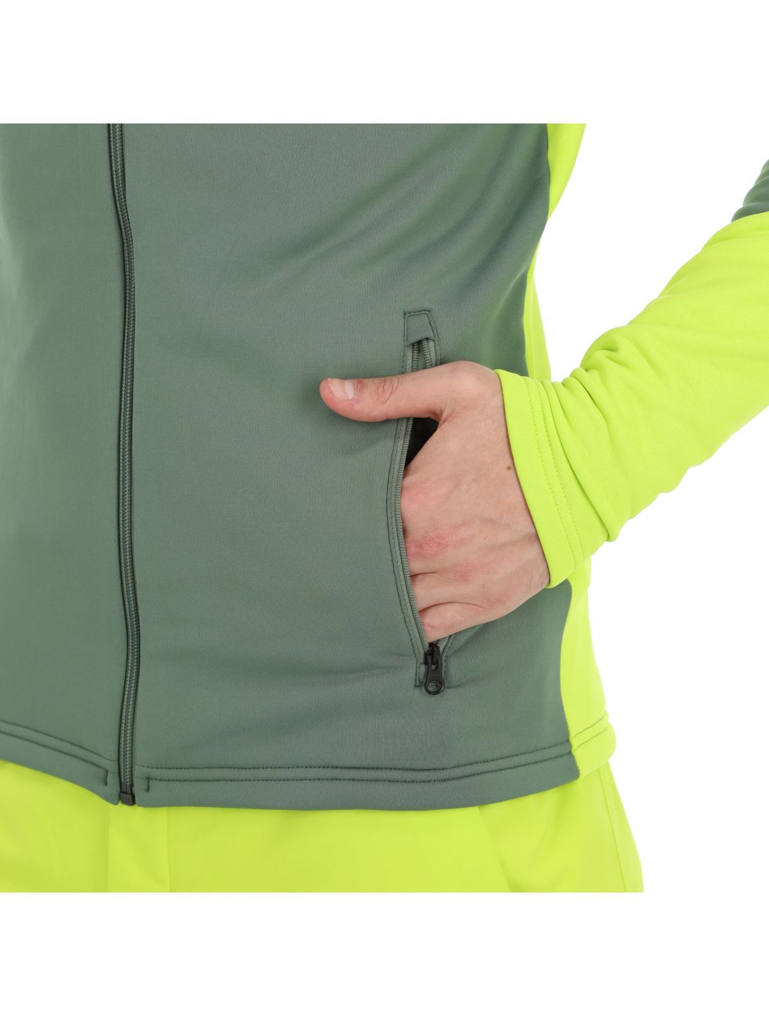 Peak Performance, Rider Zip couche intermédiaire hommes fells view vert 