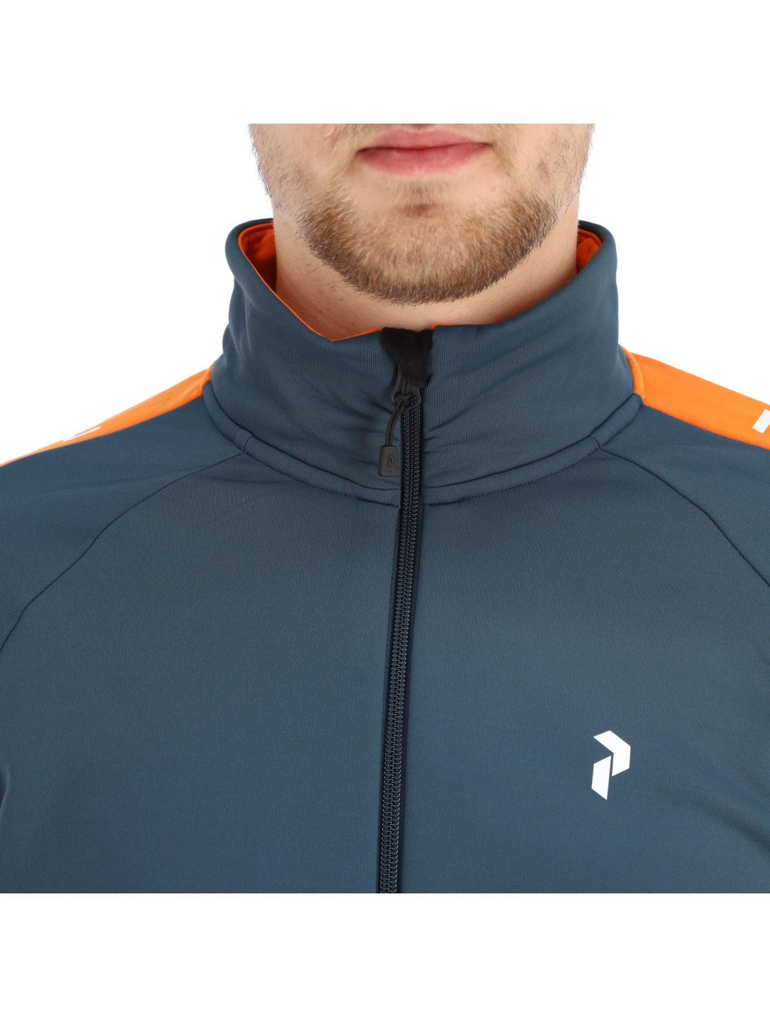 Peak Performance, Rider Zip couche intermédiaire hommes steel bleu 