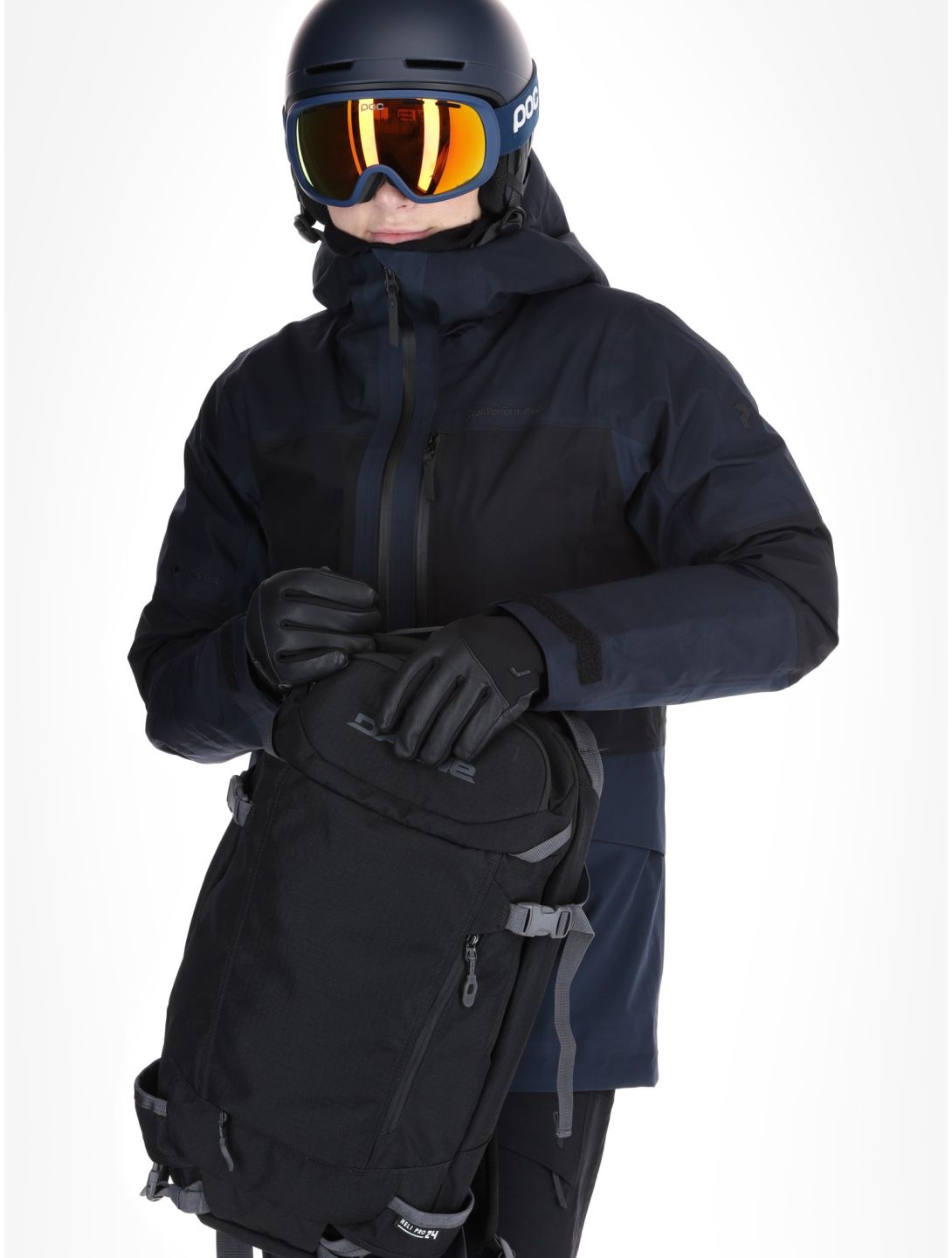 Peak Performance, W Gravity Gore-Tex 3L veste de ski à coque dure femmes Salute Blue / Black / Blue Shadow bleu, noir 