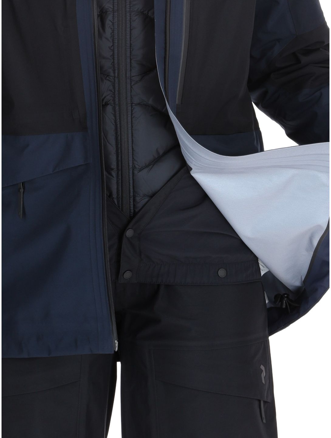 Peak Performance, W Gravity Gore-Tex 3L veste de ski à coque dure femmes Salute Blue / Black / Blue Shadow bleu, noir 