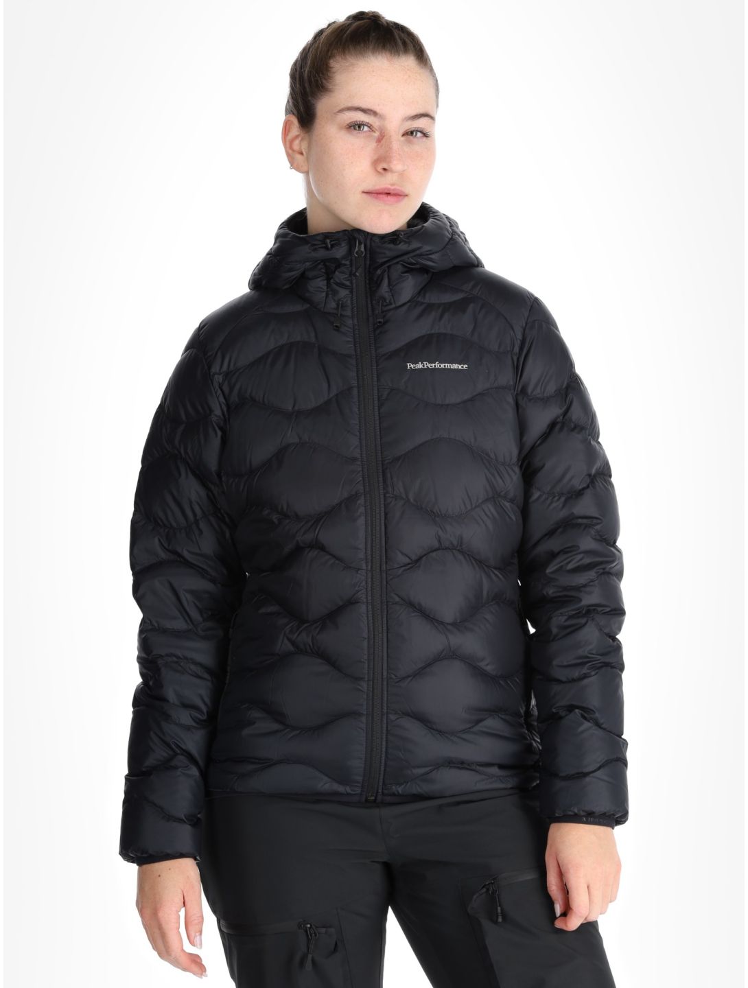 Peak Performance, W Helium Down Hood doudoune femmes Black noir 