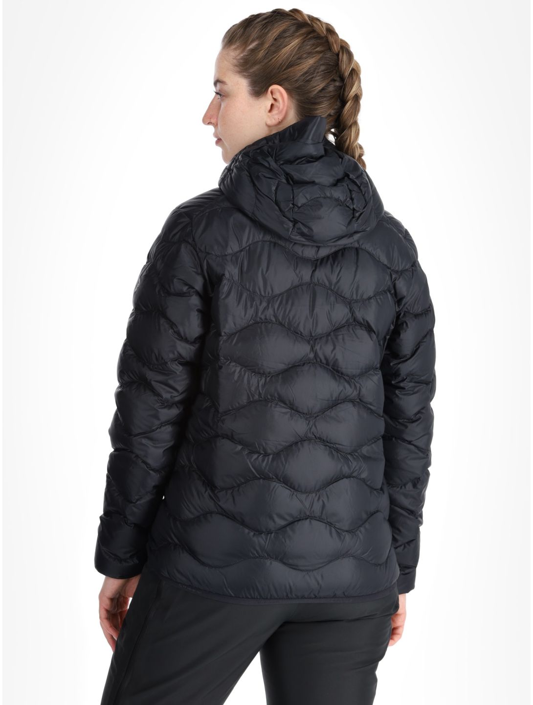 Peak Performance, W Helium Down Hood doudoune femmes Black noir 