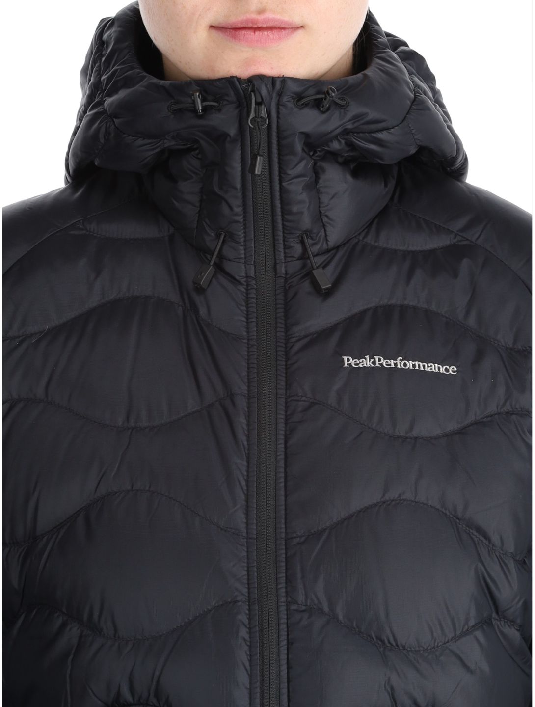 Peak Performance, W Helium Down Hood doudoune femmes Black noir 