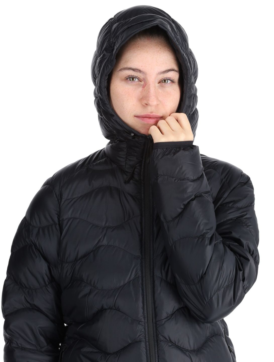 Peak Performance, W Helium Down Hood doudoune femmes Black noir 