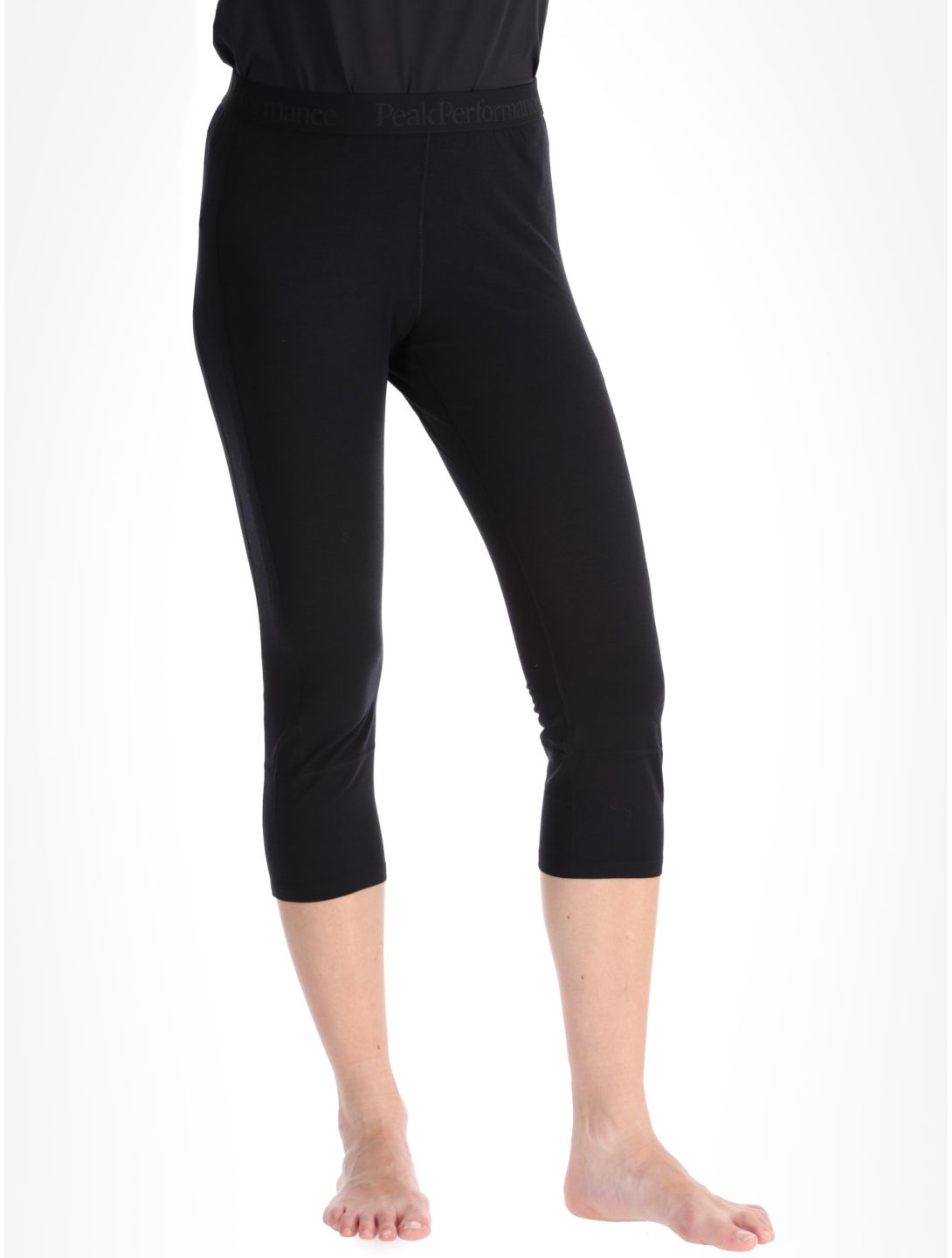 Peak Performance, W Magic Short John pantalon thermique femmes Black / Black noir 