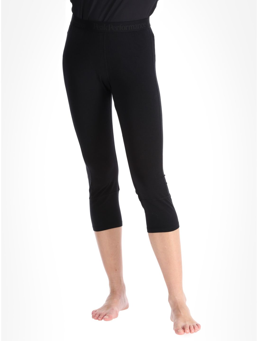 Peak Performance, W Magic Short John pantalon thermique femmes Black / Black noir 