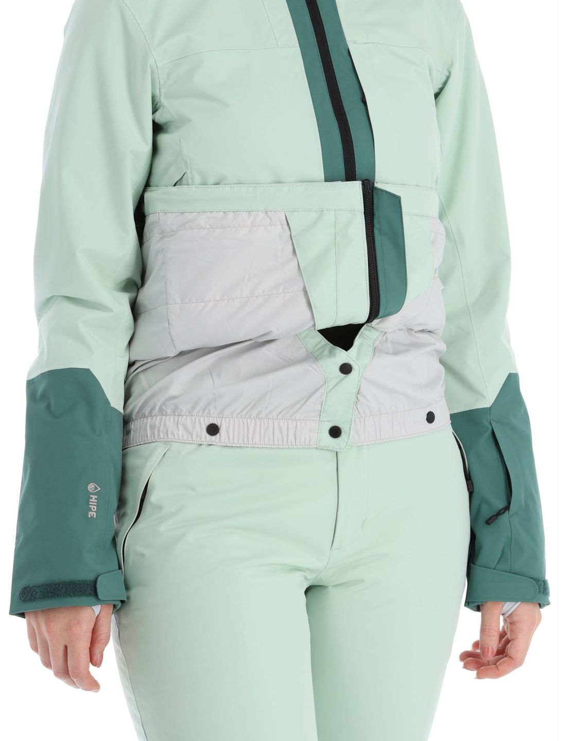 Peak Performance, W Rider Insulated Ski veste de ski femmes Delta Green Smoke Pine vert 