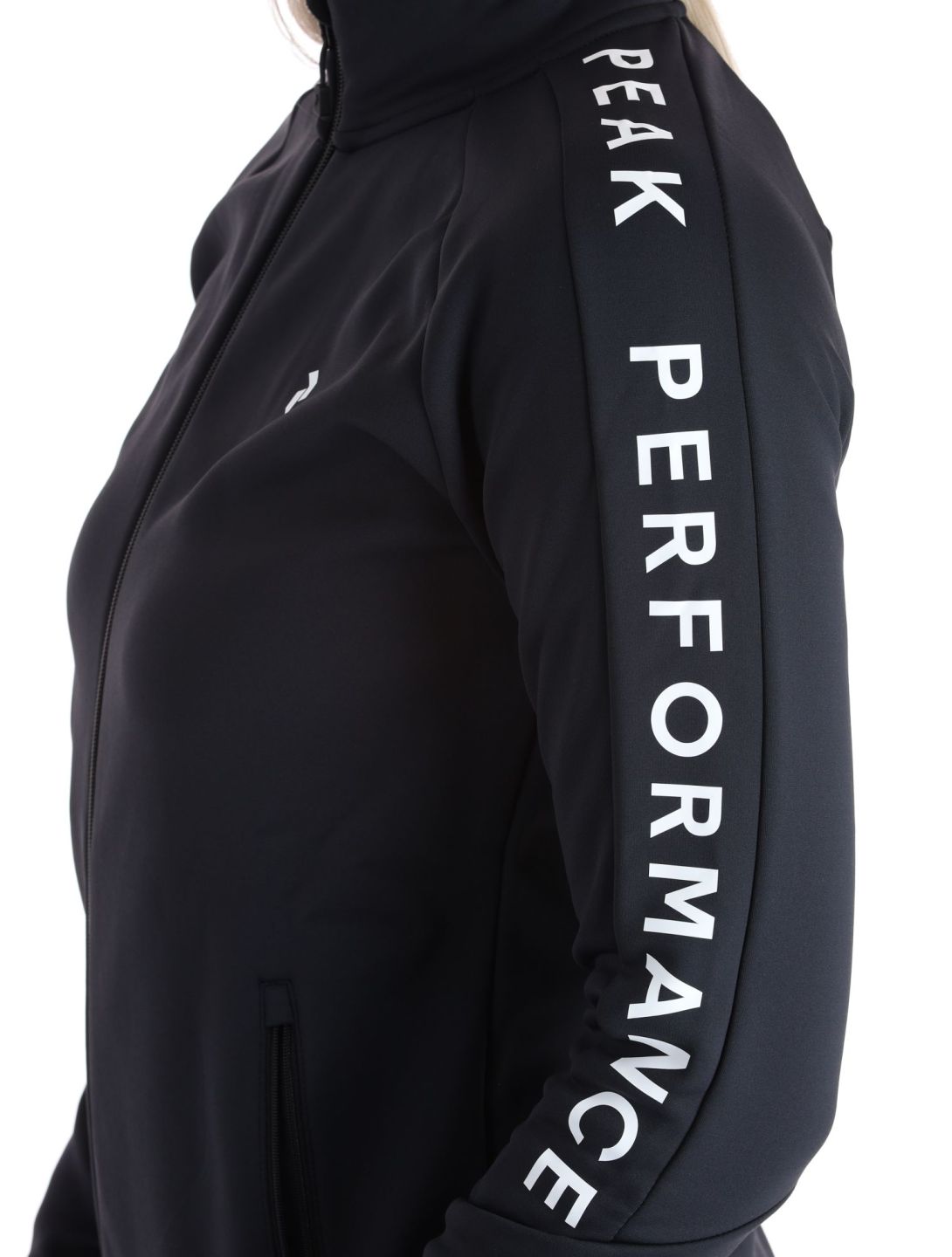 Peak Performance, W Rider Mid Zip gilet femmes Black-Black noir 