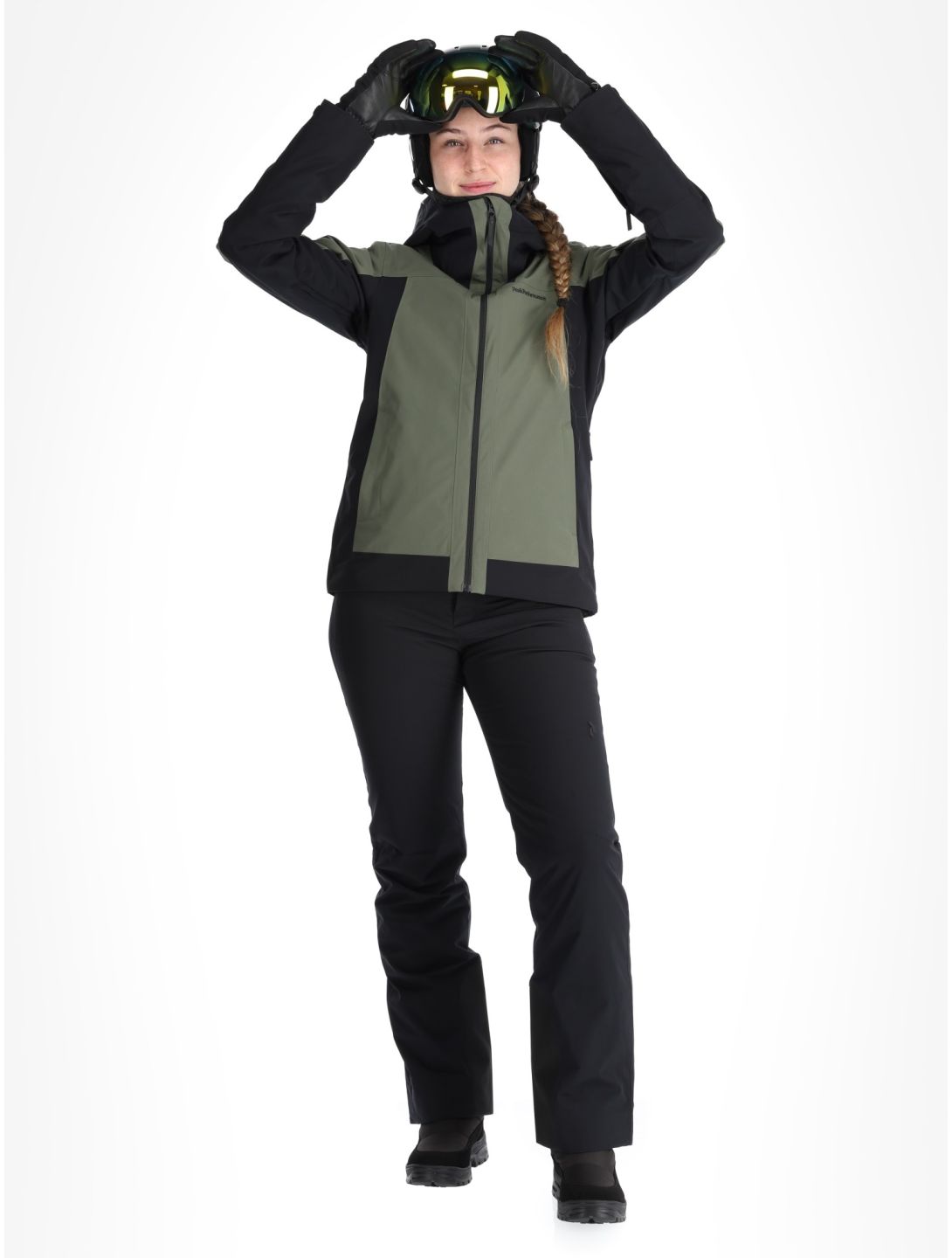 Peak Performance, W Rider Tech 2L veste de ski femmes Pine Needle / Black noir, vert 