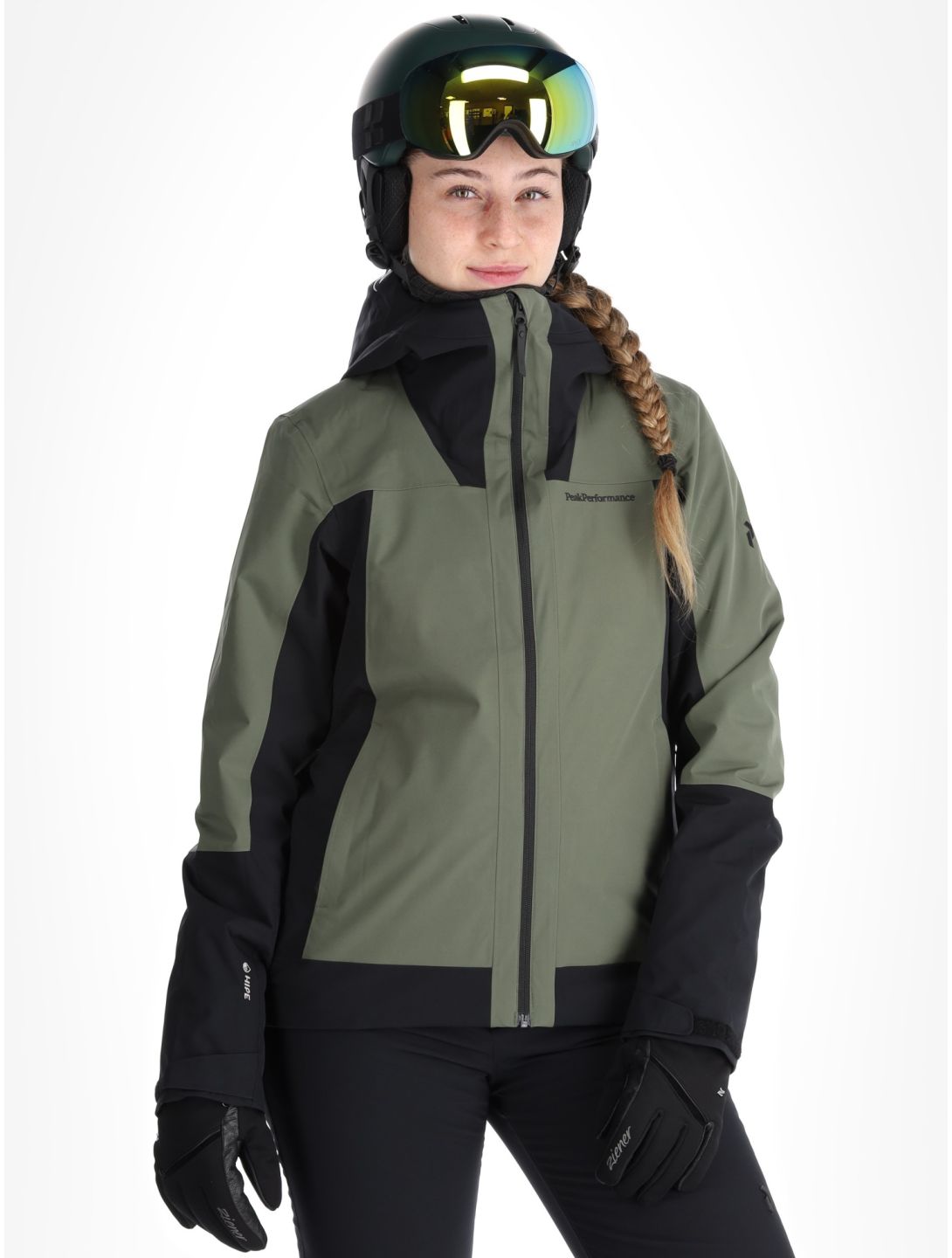 Peak Performance, W Rider Tech 2L veste de ski femmes Pine Needle / Black noir, vert 