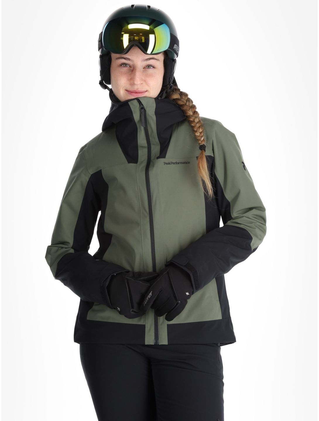 Peak Performance, W Rider Tech 2L veste de ski femmes Pine Needle / Black noir, vert 