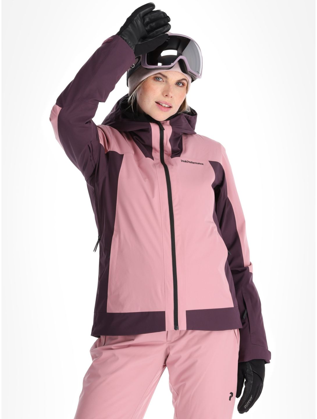 Peak Performance, W Rider Tech 2L veste de ski femmes Bitter Root / Mystic Purple rose, violet 