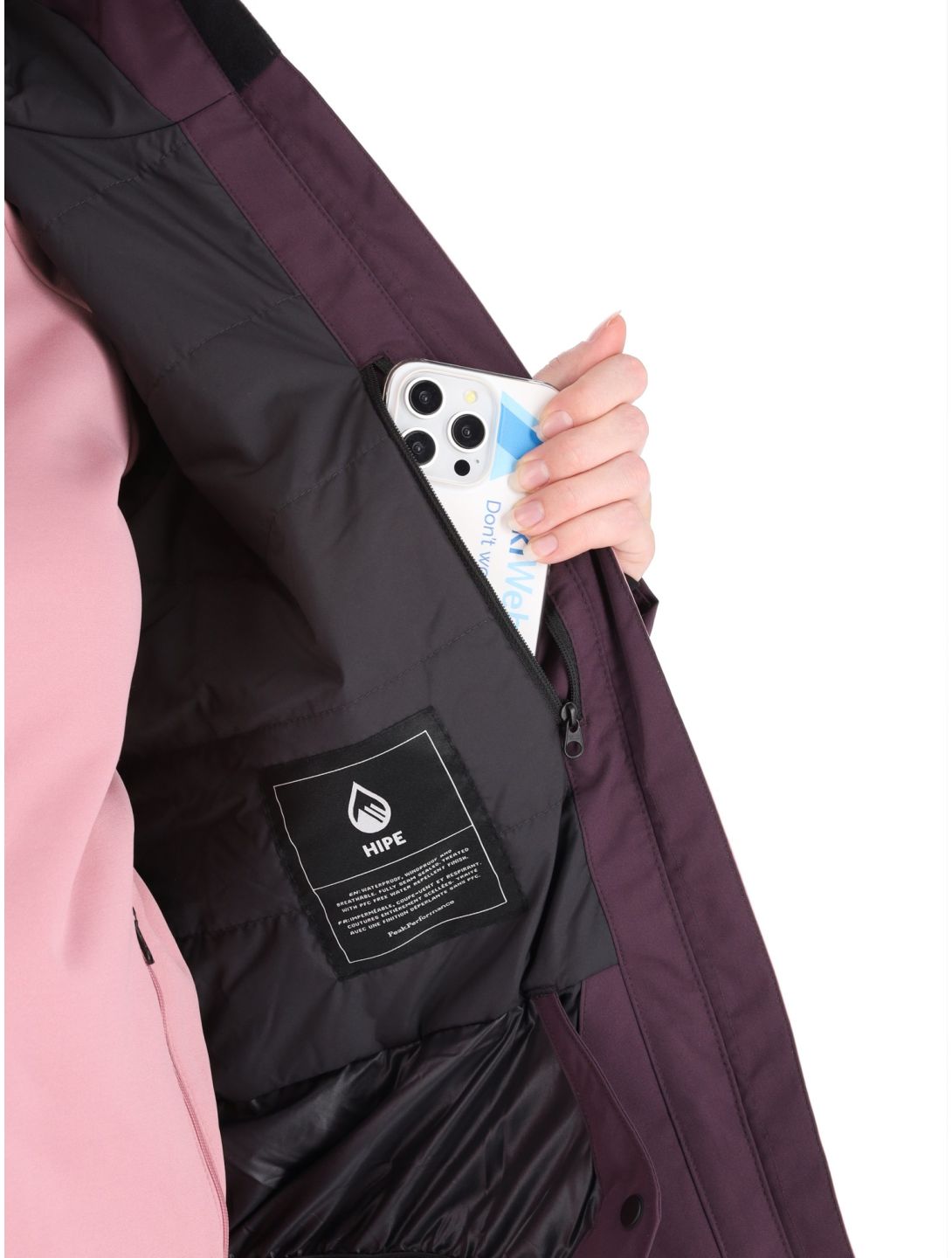 Peak Performance, W Rider Tech 2L veste de ski femmes Bitter Root / Mystic Purple rose, violet 