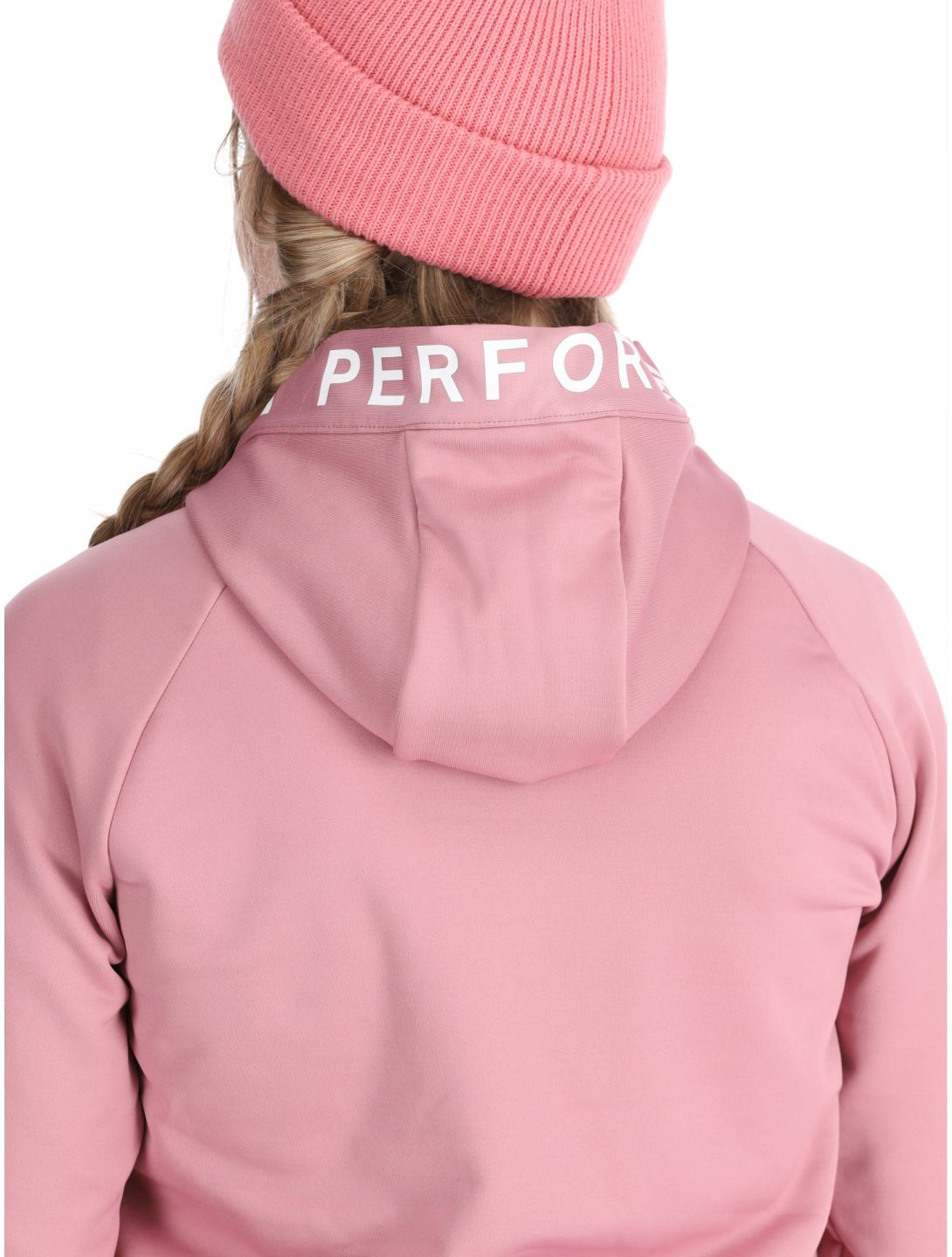 Peak Performance, W Rider Zip Hood gilet femmes Bitter Root rose 