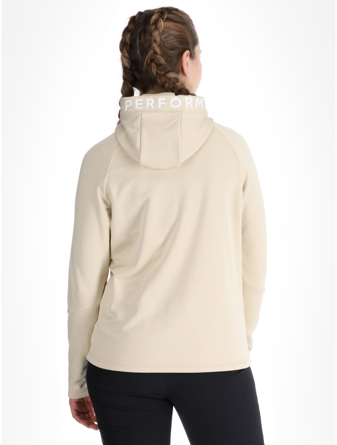 Peak Performance, W Rider Zip Hood gilet femmes Sand Fog beige 