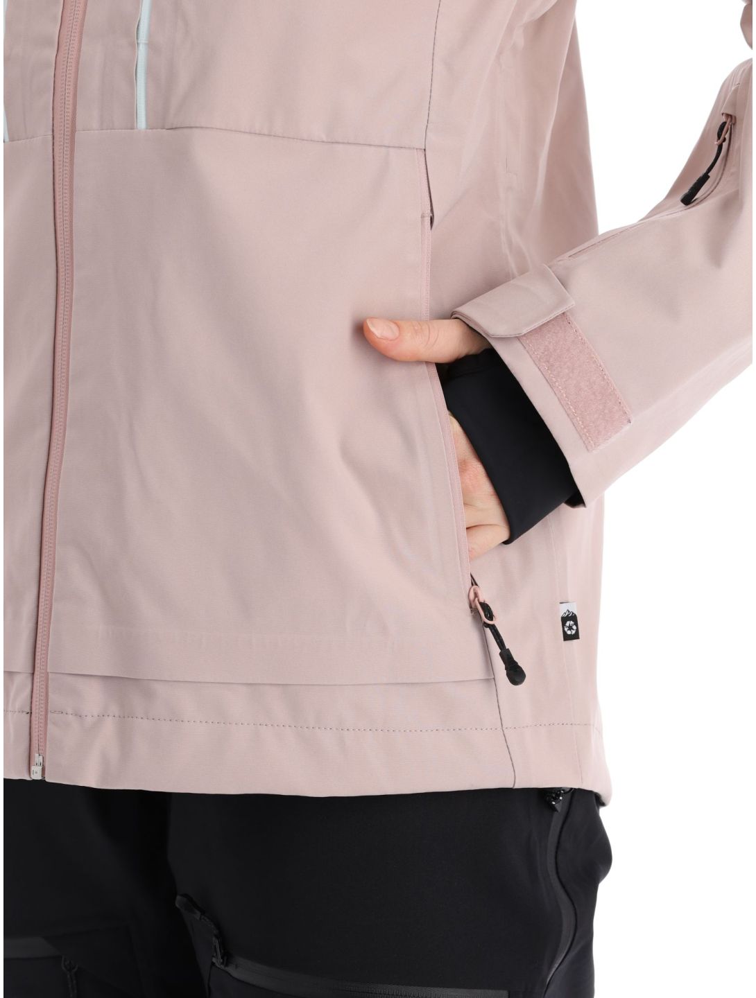 Picture, Aeron 3L veste de ski à coque dure femmes Shadow Gray rose 